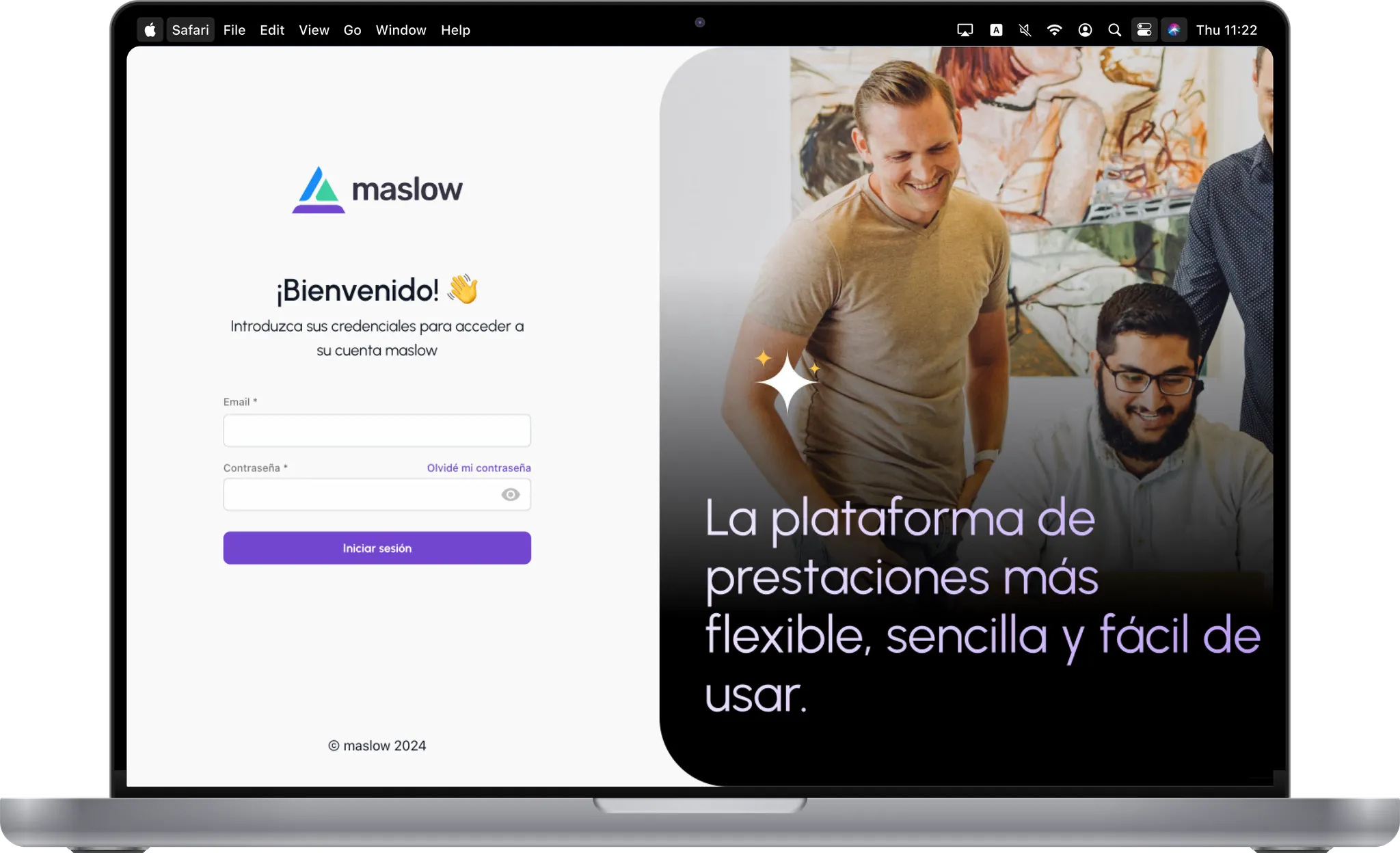 Maslow platform - A plataforma de benefícios mais flexível