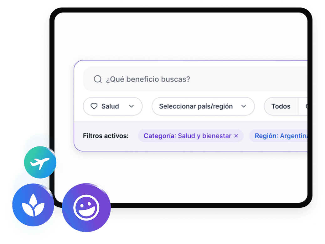Busca de beneficios na plataforma Maslow
